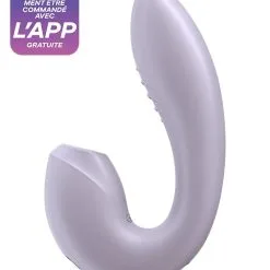 Double Stimulateur Connecté Féminin En Silicone Sunray Lilas - Satisfyer -LINGERIES Soldes double stimulateur connecte feminin en silicone sunray lilas satisfyer only love 34909156802740
