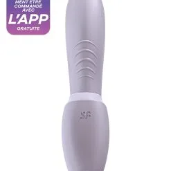 Double Stimulateur Connecté Féminin En Silicone Sunray Lilas - Satisfyer -LINGERIES Soldes double stimulateur connecte feminin en silicone sunray lilas satisfyer only love 34909157589172