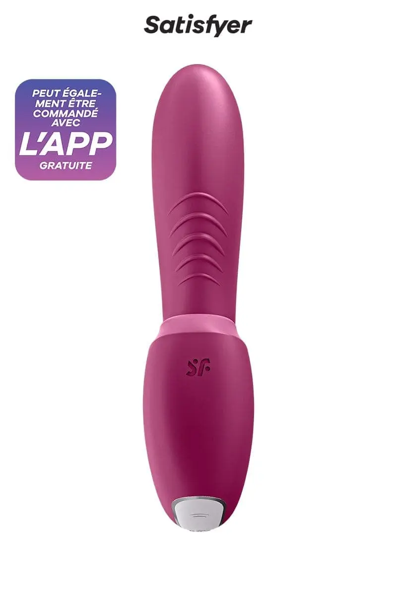Double Stimulateur Connecté Flexible Sunray Bordeaux 16,9cm - Satisfyer 3 Double Stimulateur Connecté Flexible Sunray Bordeaux 16,9cm - Satisfyer – Image 3