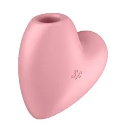 Double Stimulateur Féminin Rose Coeur Cutie Heart 12 Modes Vibrant - Satisfyer