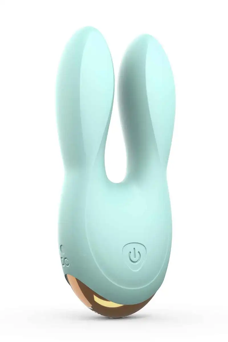 Double Stimulateur Sextoy Lapin 10 Modes Vibrant Hear Me Bleu - Love To Love 2 Double Stimulateur Sextoy Lapin 10 Modes Vibrant Hear Me Bleu - Love To Love – Image 2