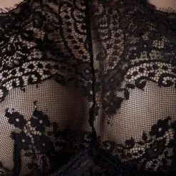 Ensemble Sous-vêtements Sexy Bustier Et String Dentelle - Grey Velvet 9 Ensemble Sous-vêtements Sexy Bustier Et String Dentelle - Grey Velvet -LINGERIES Soldes ensemble bustier et string dentelle grey velvet only love 34193592025268