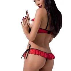 Passion Lingerie Ensemble Lingerie Coquine 2 Pièces Seins Nus En Tulle Cherry - Passion 5 Passion Lingerie Ensemble Lingerie Coquine 2 Pièces Seins Nus En Tulle Cherry - Passion -LINGERIES Soldes ensemble lingerie coquine 2 pieces seins nus en tulle cherry passion only love 39834379977017