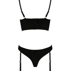 Ensemble Sexy 2 Pièces Culotte à Jarretelles Et Bustier Lara - Casmir -LINGERIES Soldes ensemble sexy 2 pieces culotte a jarretelles et bustier lara casmir only love 34098947948724