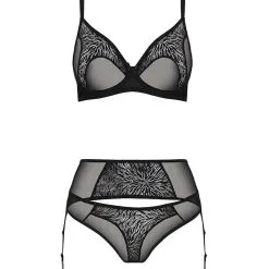 Passion Lingerie Ensemble Sexy 3 Pièces à Jarretelles Selaginella - Passion ECO Collection 6 Passion Lingerie Ensemble Sexy 3 Pièces à Jarretelles Selaginella - Passion ECO Collection -LINGERIES Soldes ensemble sexy 3 pieces a jarretelles selaginella passion eco collection only love 34098069569716