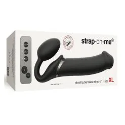 Godemichet Ceinture Anatomique 3 Modes Vibrant Noir XL - Strap-on-me -LINGERIES Soldes gode ceinture vibrant noir xl strap on me only love 34091265884340