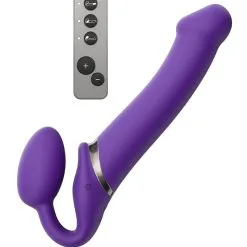 Godemichet Ceinture Vibrant Pour Femmes Violet L - Strap-on-me