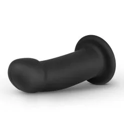 Gode Incurvé Avec Ventouse Semi-réaliste En Silicone Noir Charlie 14,5 Cm - No-Parts -LINGERIES Soldes gode incurve avec ventouse semi realiste en silicone noir lisse charlie 14 5 cm no parts only love 34020830576820