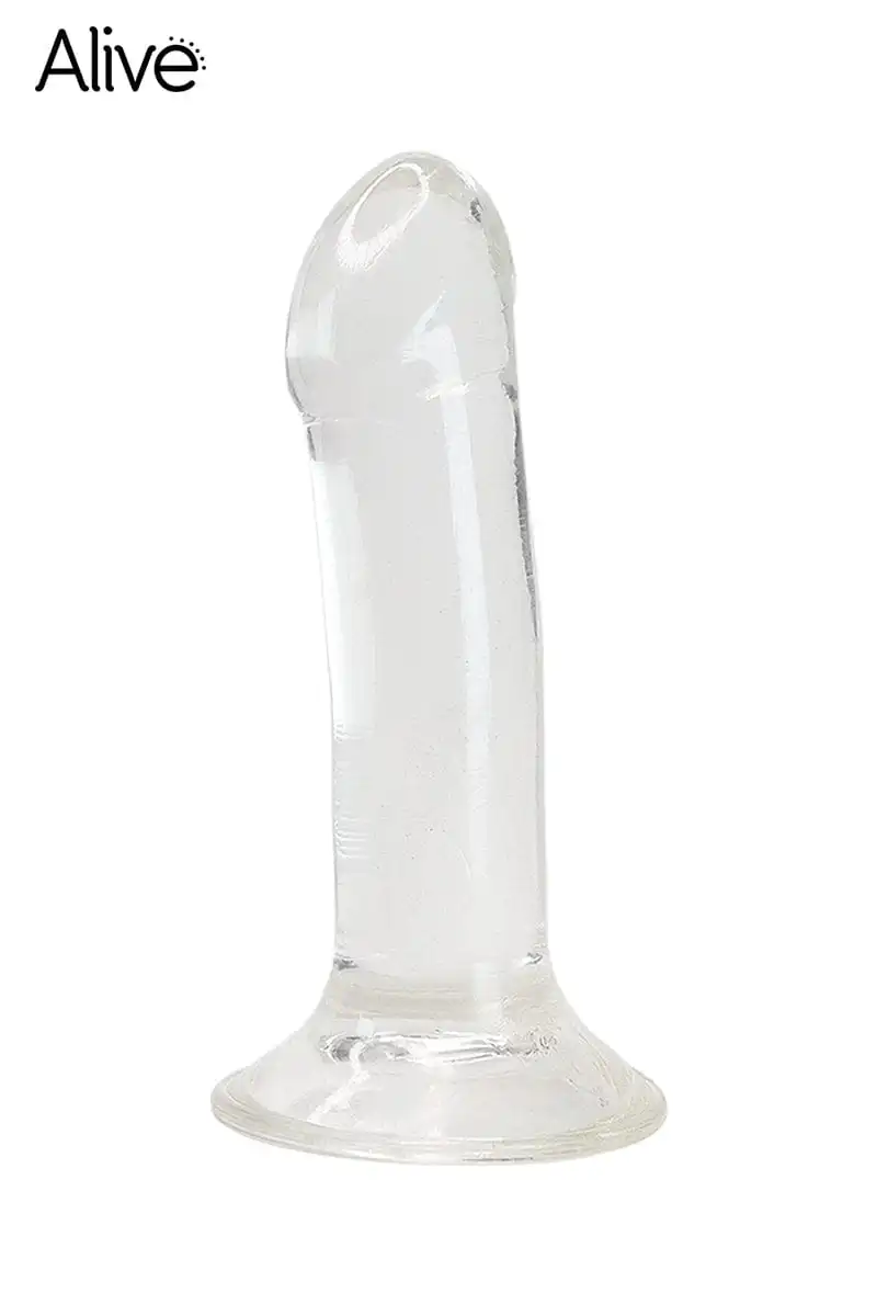 Gode Ventouse En Jelly Translucide Extra-glissante Valiant 18cm - Alive 1 Gode Ventouse En Jelly Translucide Extra-glissante Valiant 18cm - Alive