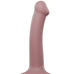 Strap-on-me Gode Souple Stimulation Anale Ou Vaginale En Silicone Rose M 18cm - Strap On Me
