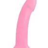 Godemichet Rose Courbé En Silicone Dildolls Glitzy 14cm - Love To Love