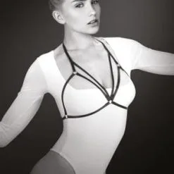 Harnais De Poitrine SM Avec Lanières élastiques Morgane - Bijoux Pour Toi