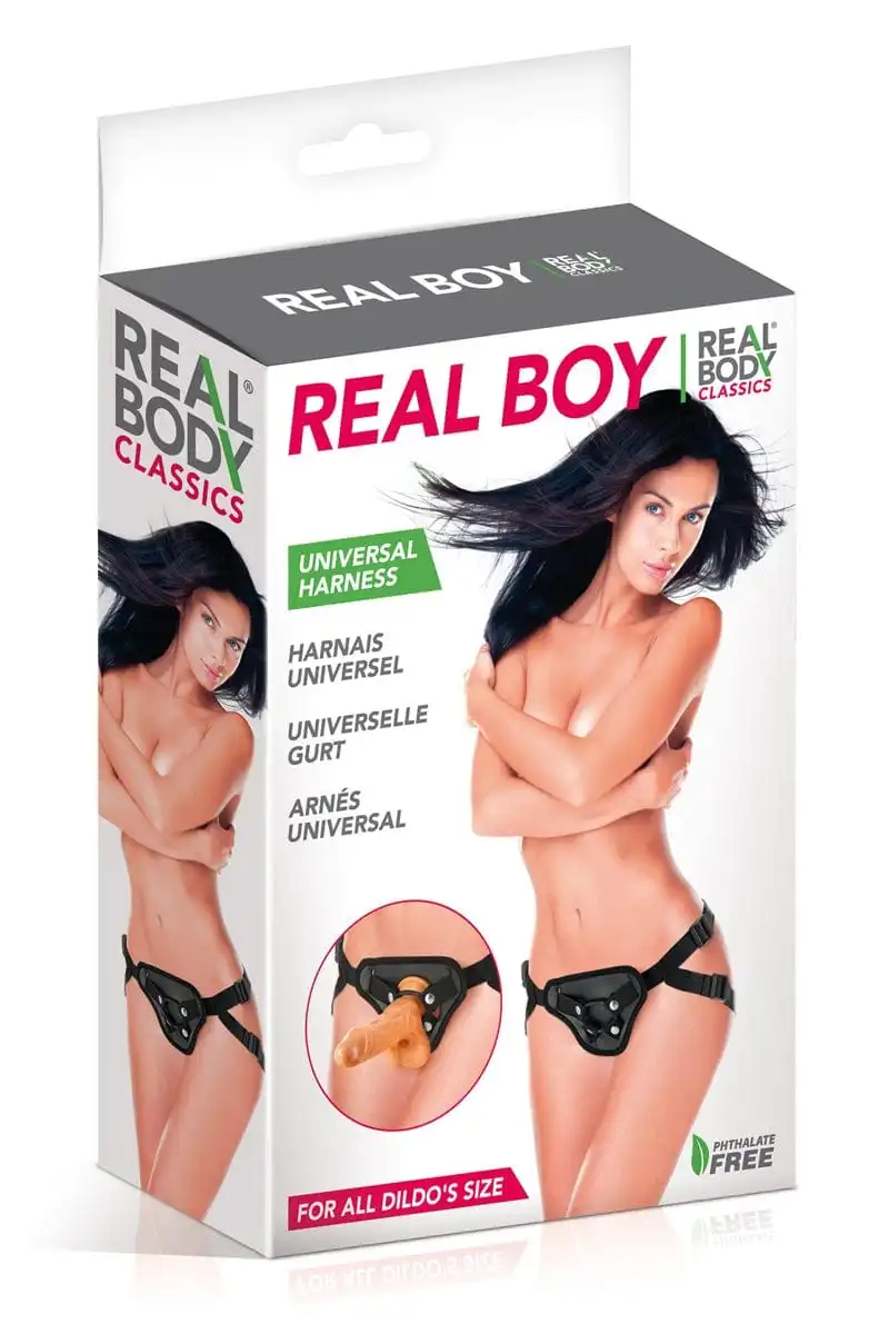 Harnais Gode-ceinture Universel Pour Femme Ajustable - Real Body 3 Harnais Gode-ceinture Universel Pour Femme Ajustable - Real Body – Image 3