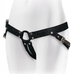 Harnais Porte Gode Unisexe Ajustable En Coton Lastic Strap-on - Adrien Lastic