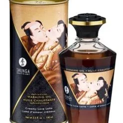 Huile Aphrodisiaque Chauffante Et Comestible Latté D'amour Crémeux - Shunga
