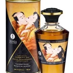 Huile Chauffante Aphrodisiaque Baisers Au Caramel 100 Ml - Shunga