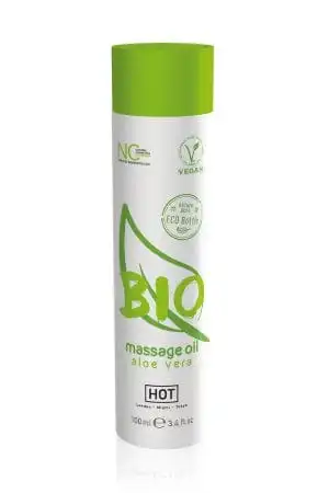 Huile De Massage Coquins BIO Parfumé à L'aloe Vera 100ml - HOT 1 Huile De Massage Coquins BIO Parfumé à L'aloe Vera 100ml - HOT