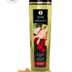 Huile De Massage érotique Chauffante 100% BIO Délice D'érable - Shunga