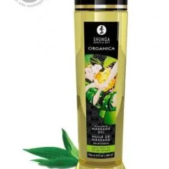 Huile De Massage érotique Naturelle BIO Thé Vert Exotique 240ml - Shunga