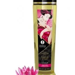 Huile De Massage érotique Pour Corps Et Partie Intime Coeur De Lotus - Shunga