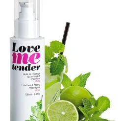 Huile De Massage Gourmande Aphrodisiaque Saveur Mojito 100ml - Love To Love