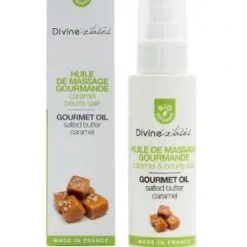 Huile De Massage Gourmande Massage Intime BIO Caramel - Divinextases