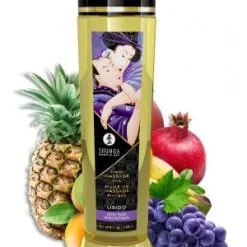 Huile De Massage érotique Boost Libido Parfum Fruits Exotiques - Shunga
