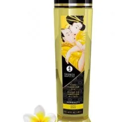Huile Naturelle Pour Massage Excitant Et érotique Parfum Monoï - Shunga