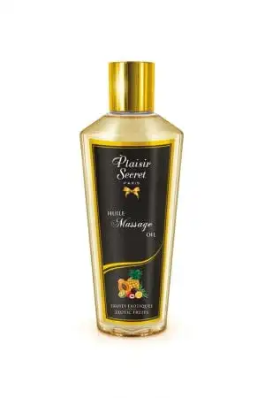 Huile Pour Massage Sèche Non Grasse Fruits Exotiques - Plaisir Secret 1 Huile Pour Massage Sèche Non Grasse Fruits Exotiques - Plaisir Secret