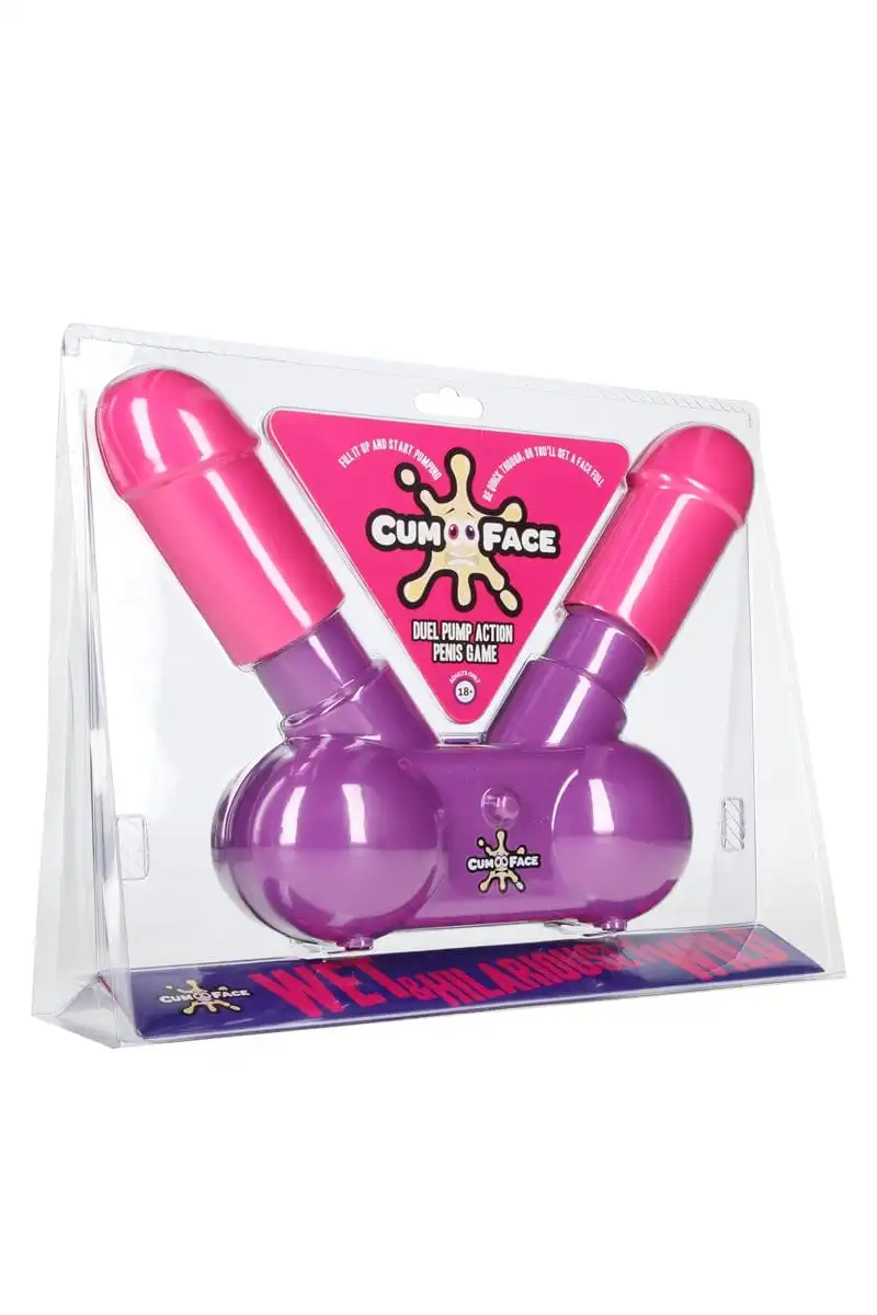 Jeu Coquin Pénis éjaculateur Cum Face Duel Pump Action - Playwivme 2 Jeu Coquin Pénis éjaculateur Cum Face Duel Pump Action - Playwivme – Image 2