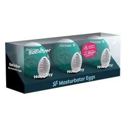 Lot De 3 Masturbateurs Pour Homme Eggs Naughty 7 X 5 Cm - Satisfyer 5 Lot De 3 Masturbateurs Pour Homme Eggs Naughty 7 X 5 Cm - Satisfyer -LINGERIES Soldes lot de 3 masturbateurs pour homme eggs naughty 7 x 5 cm satisfyer only love 34019012083892