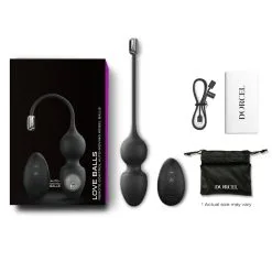 Love Balls Télécommandées Noires Boules De Kegel Connecté Couple - Dorcel 7 Love Balls Télécommandées Noires Boules De Kegel Connecté Couple - Dorcel -LINGERIES Soldes love balls telecommandees noires boules de kegel connecte couple dorcel only love 39953935728953