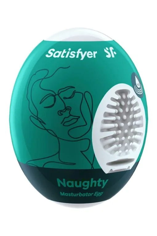 Manchon Egg Naughty Masturbation Facile Et Réaliste Jetable - Satisfyer -LINGERIES Soldes manchon egg naughty masturbation facile et realiste jetable satisfyer only love 34018935668916