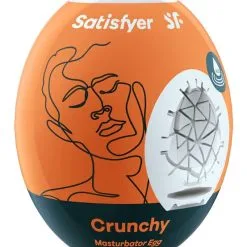 Manchon Extra Extensible TPE à Usage Unique Egg Crunchy - Satisfyer