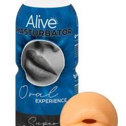 Masturbateur Bouche Réutilisable Fellation Sensation Réelle 16cm - Alive