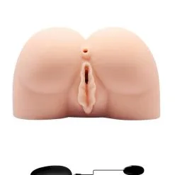 Masturbateur Fessier Vagin Et Anus Réalistes Vibrant à Piles - Crazy Bull