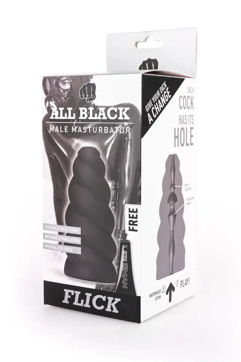 Only Love Masturbateur Masculin Extensible Noir Flick - All Black 2 Only Love Masturbateur Masculin Extensible Noir Flick - All Black – Image 2