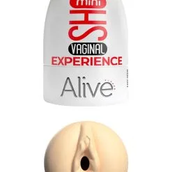 Masturbateur Mini De Poche Doux Et Texturé Forme De Vagin 8,5 X 5 Cm - Alive