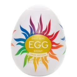 Masturbateur Oeuf Taille Unique Extensible Egg Shiny Gay Pride Edition - Tenga