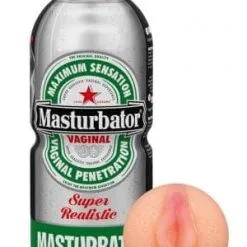 Masturbateur Vagin Texture Ultra-réaliste Humoristique Canette Bière - Alive