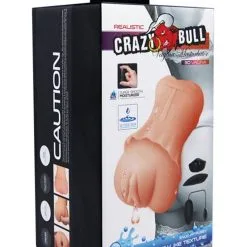 Masturbateur Vagin Vibrant Réaliste Format De Voyage 14,5cm - Crazy Bull -LINGERIES Soldes masturbateur vagin vibrant realiste crazy bull only love 34018421735604