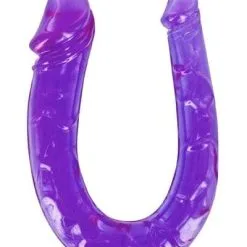 Mini Double Dong Semi Rigide En Jelly Glamy 27cm - Steven Créations