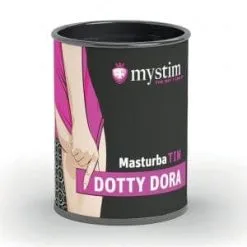 Mini Masturbateur Masculin 100% élastomère MasturbaTIN Dotty Dora - Mystim
