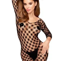 Mini Robe Ultra Sexy Noire à Manches Longues Goddess - Penthouse