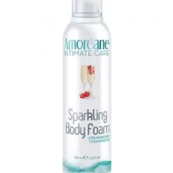 Amoreane Med Mousse Crépitante Massage érotique Vin Pétillant Fraise 150ml - Amoréane