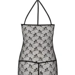 Passion Lingerie Nuisette Sensuelle Noire Transparente En Résille + String Assorti Azalia - Passion 7 Passion Lingerie Nuisette Sensuelle Noire Transparente En Résille + String Assorti Azalia - Passion -LINGERIES Soldes nuisette azalia passion only love 34099766919348