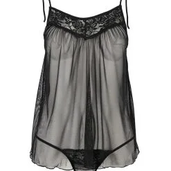 Passion Lingerie Nuisette Courte Transparente Sexy Pour Femme Melania - Passion -LINGERIES Soldes nuisette courte melania passion only love 34099727171764