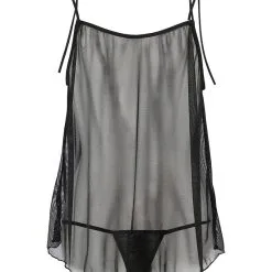 Passion Lingerie Nuisette Courte Transparente Sexy Pour Femme Melania - Passion -LINGERIES Soldes nuisette courte melania passion only love 34099727466676