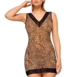 Nuisette Sexy Pour Femme En Tulle Léopard Cherish - Anaïs Lingerie