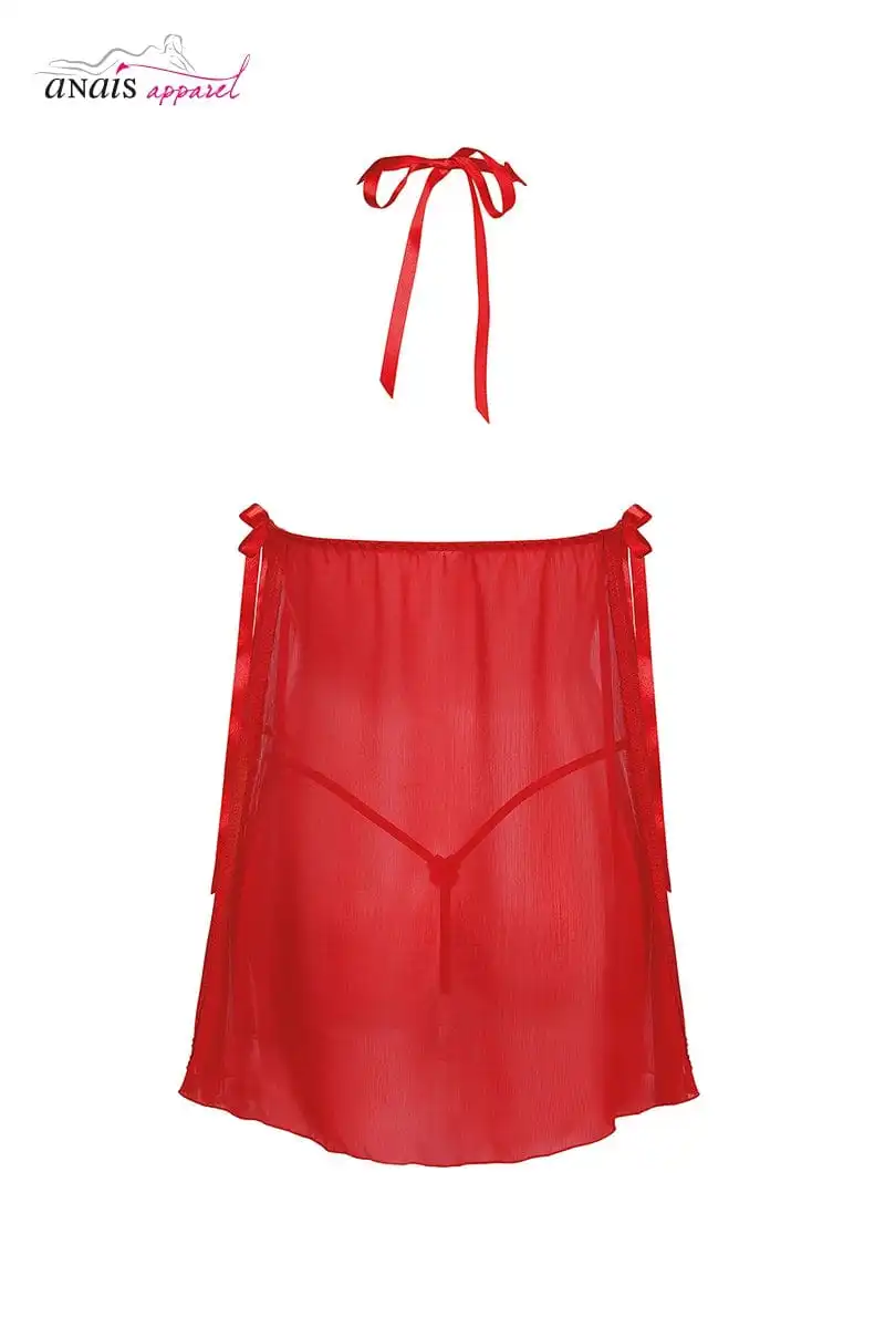 Nuisette Fendue Et String Assorti Pour Femme Belinda - Anaïs Lingerie 2 Nuisette Fendue Et String Assorti Pour Femme Belinda - Anaïs Lingerie – Image 2